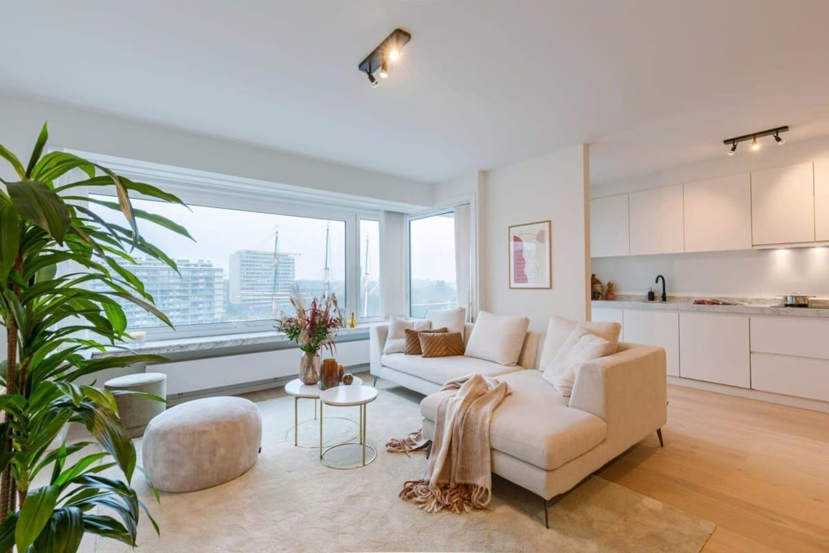 Huswell - Luminous Family Apartment With Magnificent View 奥斯滕德 外观 照片